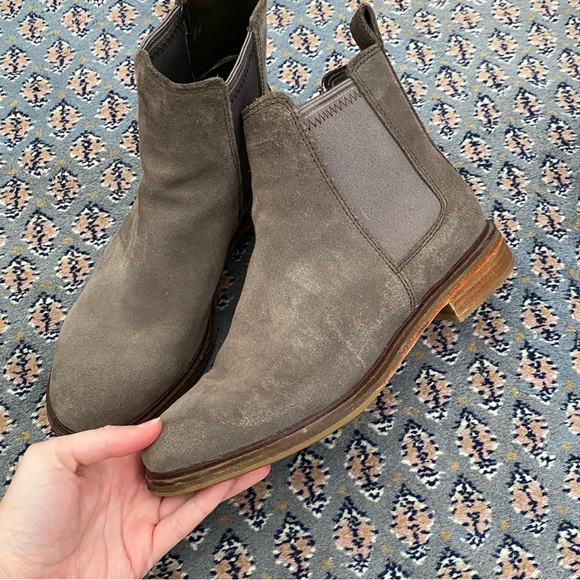 Clark’s Suede Chelsea Ankle Booties - Picture 7 of 7